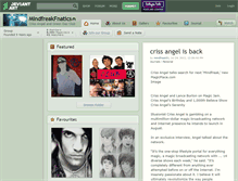 Tablet Screenshot of mindfreakfnatics.deviantart.com