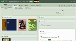 Desktop Screenshot of lomb.deviantart.com