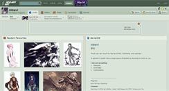 Desktop Screenshot of minevi.deviantart.com