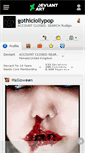 Mobile Screenshot of gothiclollypop.deviantart.com