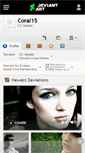 Mobile Screenshot of coral15.deviantart.com