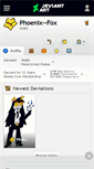 Mobile Screenshot of phoenix--fox.deviantart.com
