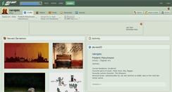 Desktop Screenshot of navspec.deviantart.com