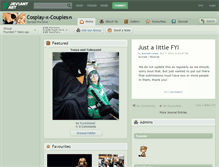 Tablet Screenshot of cosplay-x-couples.deviantart.com