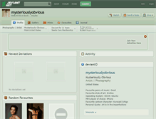 Tablet Screenshot of mysteriouslyobvious.deviantart.com