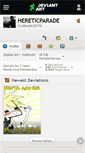 Mobile Screenshot of hereticparade.deviantart.com