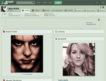 Tablet Screenshot of lazy-aura.deviantart.com