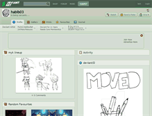 Tablet Screenshot of habib03.deviantart.com