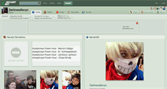 Desktop Screenshot of darknessravyn.deviantart.com