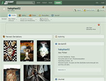 Tablet Screenshot of halophax02.deviantart.com