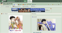 Desktop Screenshot of mori-x-haruhi-club.deviantart.com