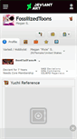 Mobile Screenshot of fossilizedtoons.deviantart.com