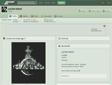 Tablet Screenshot of cycles-band.deviantart.com