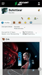 Mobile Screenshot of bulletgear.deviantart.com