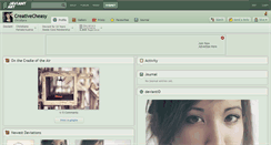 Desktop Screenshot of creativecheasy.deviantart.com