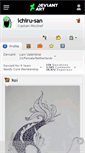 Mobile Screenshot of ichiru-san.deviantart.com