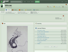 Tablet Screenshot of ichiru-san.deviantart.com