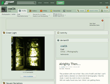 Tablet Screenshot of coal26.deviantart.com
