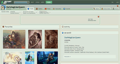 Desktop Screenshot of darkmagicianqueen.deviantart.com