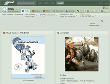 Tablet Screenshot of ktshy.deviantart.com