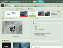 Tablet Screenshot of ainis.deviantart.com