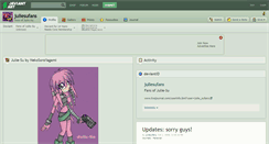 Desktop Screenshot of juliesufans.deviantart.com