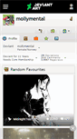 Mobile Screenshot of mollymental.deviantart.com