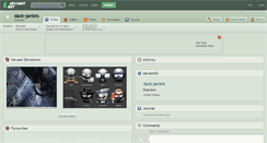 Desktop Screenshot of dack-janiels.deviantart.com