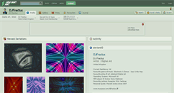 Desktop Screenshot of djfractus.deviantart.com