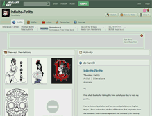 Tablet Screenshot of infinite-finite.deviantart.com