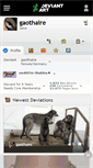 Mobile Screenshot of gaothaire.deviantart.com