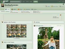 Tablet Screenshot of bleeding-ravenclaw.deviantart.com