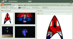 Desktop Screenshot of dave-daring.deviantart.com