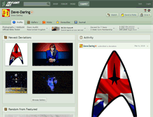 Tablet Screenshot of dave-daring.deviantart.com