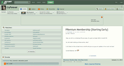 Desktop Screenshot of cryforever.deviantart.com