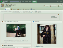 Tablet Screenshot of fruba-kyo-lover1.deviantart.com