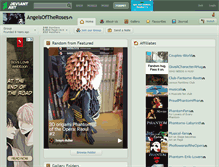 Tablet Screenshot of angelsoftheroses.deviantart.com