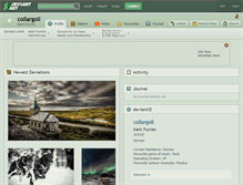 Tablet Screenshot of collargoll.deviantart.com
