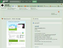 Tablet Screenshot of jackub.deviantart.com