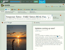 Tablet Screenshot of anelalia.deviantart.com