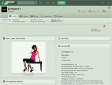 Tablet Screenshot of livinlow11.deviantart.com