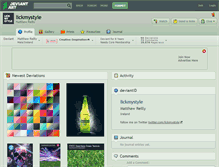 Tablet Screenshot of lickmystyle.deviantart.com