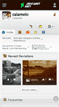 Mobile Screenshot of calamelo.deviantart.com