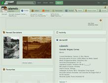 Tablet Screenshot of calamelo.deviantart.com