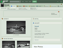 Tablet Screenshot of favocal.deviantart.com