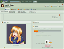 Tablet Screenshot of orochii-chaan.deviantart.com