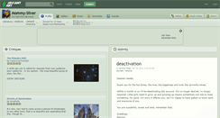 Desktop Screenshot of mommy-silver.deviantart.com
