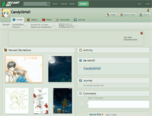 Tablet Screenshot of candygirlxd.deviantart.com