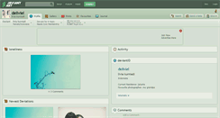 Desktop Screenshot of deliviel.deviantart.com
