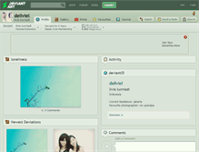 Tablet Screenshot of deliviel.deviantart.com